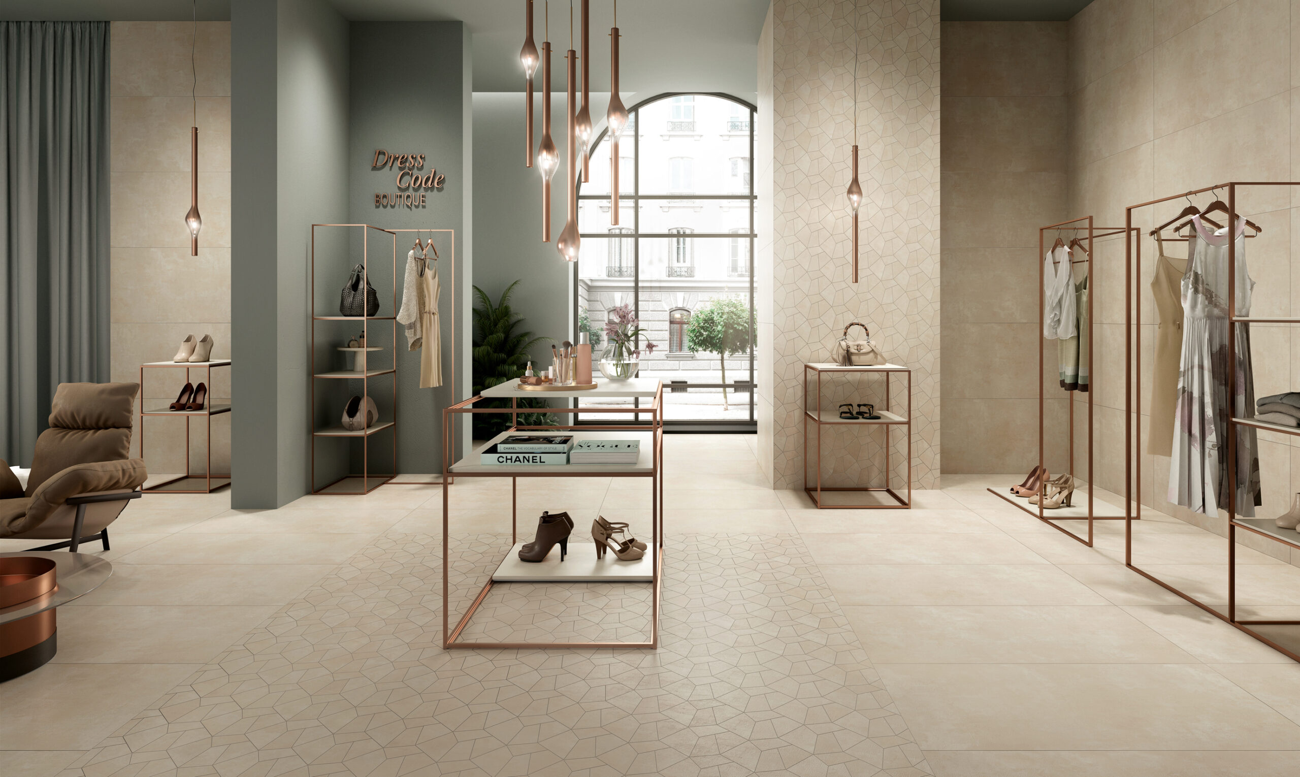 Fliese in Betonoptik Boutique